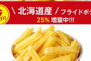 【画像】マックがポテトを制限→フレッシュネスバーガー「ポテト増量！」ミニストップ「バケツでポテト販売！」マックさん涙目へ