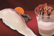 回転寿司チェーン初！寿司屋ならではのバレンタインメニュー『チョコみかんぶり』、その他スイーツも販売