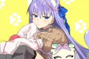 【FGO】猫の日のメルトリリスイラスト！！　コンとお揃いの猫耳可愛いね！