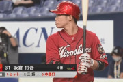 坂倉将吾(23).311(209-65) 5本 OPS.826←これで捕手