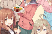 【画像】美少女アニメさん、ついに「飯」コンテンツに手を出す