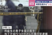 【愛媛】いじめ被害者男子(16)、加害者男子の首を包丁で斬りつける