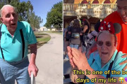 100歳の見知らぬおじいさんをディズニーランドに誘ってみた。その反応は？