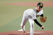 阪神・村上頌樹「全然アウトが取れなくて笑っちゃんすよね」　いきなり４連打”炎上”