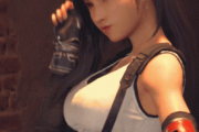 【gif】FF7R、あざとすぎて可愛いティファさんがこちら