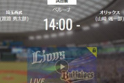 【試合実況】西武スタメン 先発:渡邉勇（2022.3.27）