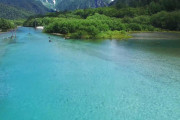 海外「長野松本の梓川周辺の景色」上高地の美しい自然を空撮してみた