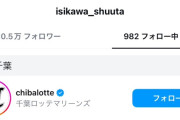 ソフトバンクからFAの石川柊太さん、インスタでロッテ公式をフォロー