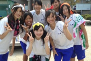 【画像】女子高の体育祭、マジで美人祭り