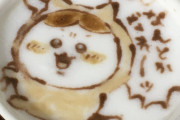 ラテアートに描きやすいキャラクターって誰ですかね