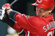 坂倉将吾(24) .318(302-96) 8HR 42打点 出塁率.374 OPS.825