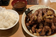 噂のトンテキ定食、ガチで美味い