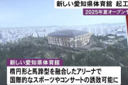 【朗報】隈研吾さんデザイン、今夏オープン名古屋の最新アリーナの外観がほぼ完成する