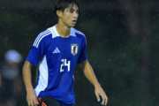 初のU-19日本代表でアピール弾!! 清水17歳MF西原源樹がカットインから逆足ゴラッソ「左足だから打たないというのはない」
