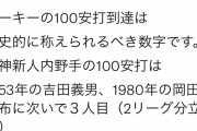 【朗報】阪神中野、史上2人しか達成してない大記録を打ち立てる