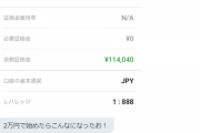 【朗報】２万円を元手にFXを始めた結果！