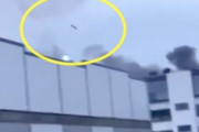 【動画】ウクライナの空港に巡航ミサイルが命中する瞬間の映像が公開される。