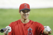 エンゼルス・大谷翔平、今季中の“三刀流”に意欲…外野と一塁で守備練習中