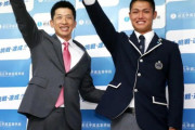 阪神１位西くん笑顔、矢野監督「入ってくれんねんな？」