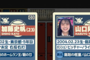 【日向坂46】かとし＆ぱるよ、野球カード最新プロフがこちらw