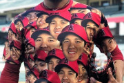 【画像ｗ】大谷、オオタニ、おおたに‥エンゼルスが衝撃の「大谷翔平だらけＴシャツ」３万枚配布ｗｗｗｗｗｗｗｗｗｗ