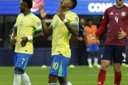 ブラジル代表、コパ・アメリカ初戦でコスタリカとまさかの0-0ドロー…シュート18本で無得点