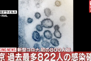 東京で新たに822人の感染者、16日の678人を大きく上回り過去最多を更新