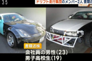 ドリフトチーム『ジェットストリームアタック』メンバーの2人を赤信号無視の容疑で書類送検