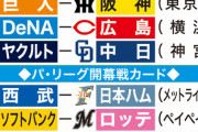 セパ開幕カード、大筋で決定された模様