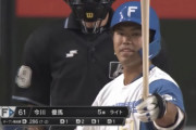 【悲報】日ハム今川、ここまで結果を残し続けているのにファンの予想スタメンに入らない
