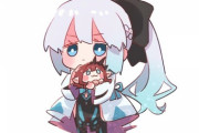 【FGO】トリ子人形とミニモルガン様！！　「共に寝ます 」