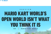 【速報】海外メディア、マリオカート新作のオープンワールドをスカスカだと批判
