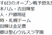 【朗報】明日の日ハム巨人戦、吉田輝星vs戸郷【高卒3年目】