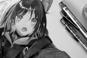 【悲報】高校生の手描き絵師さん、素晴らしいイラストを披露するもAIイラストと疑われる ⇒ 消しゴムでイラストを消す動画をあげても疑いは晴れず