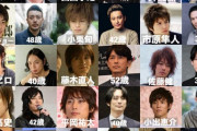 【悲報】平成のイケメン俳優、軒並み老けて劣化・・・