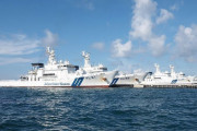 尖閣諸島周辺で中国海警局船4隻が日本の領海に侵入、今年35日目…1隻は砲のようなものを搭載！