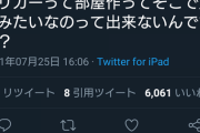 クソリプの天才・でびちゃん、新人に畜生扱いされる