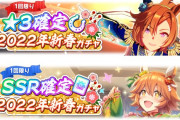 【ウマ娘】去年の正月はSSR確定チケットの販売とかあったっけ？