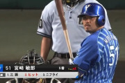 De宮崎(33) .318(264-84) 5本 24打点 OPS.829 得点圏.222