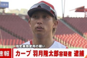 広島東洋カープのプロ野球選手･羽月隆太郎容疑者を逮捕 違法薬物｢ゾンビたばこ(エトミデート)｣を使用の疑い