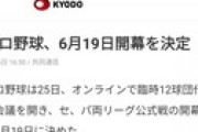 プロ野球6.19開幕