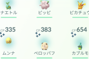 【ポケモンGO】フィナーレで8時間ぶっ続けで「色違い1匹ショック」