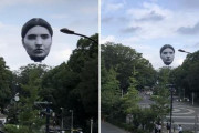 外国人「日本の代々木公園に浮かんだ人面気球が怖すぎるよ！」