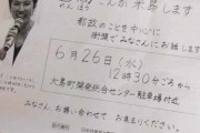 【デイリーログボ】蓮舫氏が大島で配っているチラシ、法定外文書で公職選挙法違反だとの指摘
