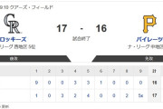パイレーツが1回表の9得点を皮切りに合計16点で最弱ロッキーズをボコボコにした結果..