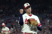 大谷翔平、ノーノー途切れるも8回10奪三振無失点！規定投球回到達まであと1イニング