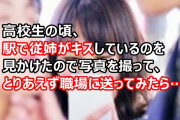 高校生の頃、私は8つ離れた従姉が嫌いだった。塾の帰り、駅で従姉が年上の男性とキスしているのを見かけたので写真を撮って、とりあえず職場に送ってみたら…