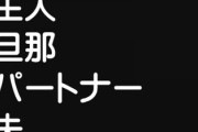 主人を使えばフェミに怒られるし　旦那も正しい日本語チェックにかけられちゃうし　パートナーだとフェミで拘りの強い人と思われるし　連れだとヤンキーかと思われる　めんどくさ
