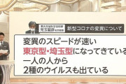 【マジかよ】日本で現在も感染者が増え続けている新型コロナ、ウイルス変異により「東京型」「埼玉型」に進化している模様