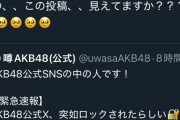 【朗報】AKB48公式X、ひっそりと復活